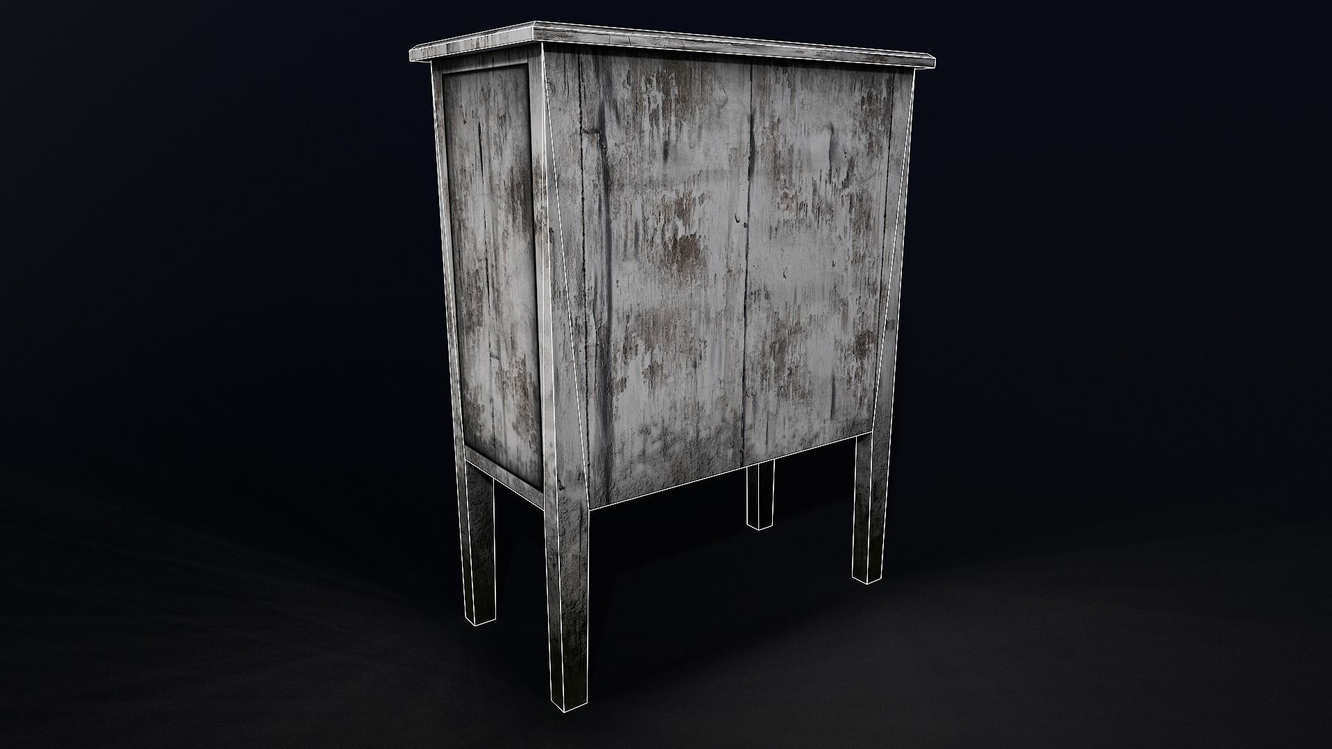 SOVIET FURNITURE PACK Low-poly 3D model_9