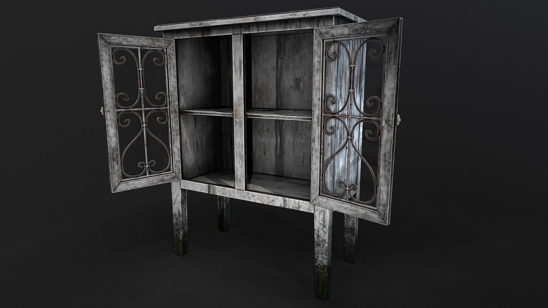 SOVIET FURNITURE PACK Low-poly 3D model_8