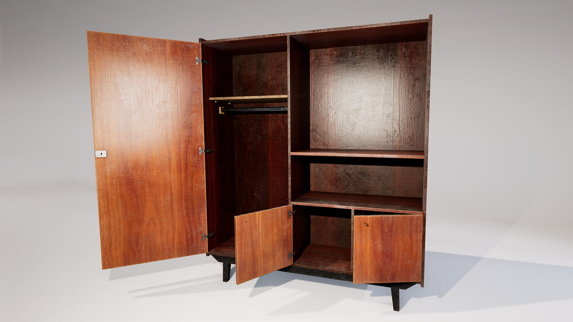 SOVIET FURNITURE PACK Low-poly 3D model_19