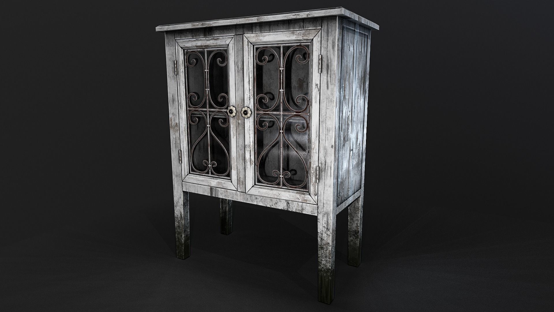 SOVIET FURNITURE PACK Low-poly 3D model_4