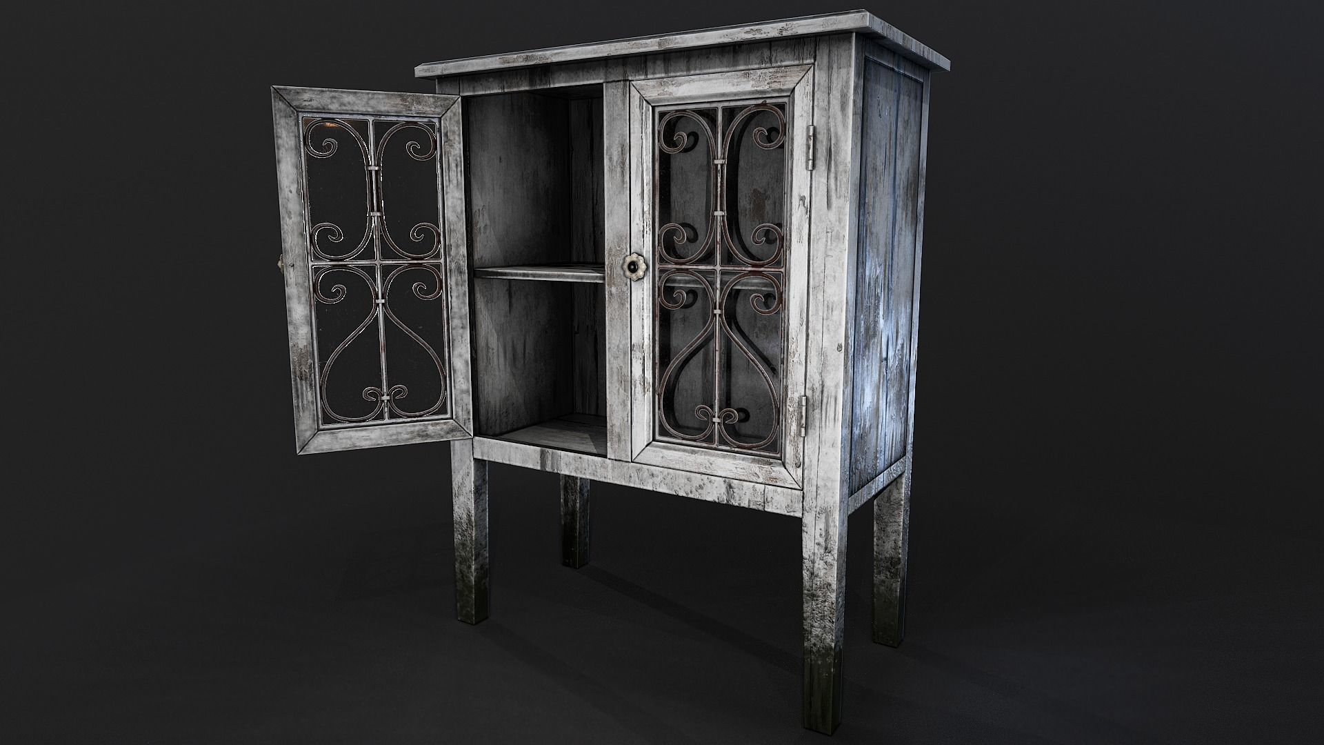 SOVIET FURNITURE PACK Low-poly 3D model_5