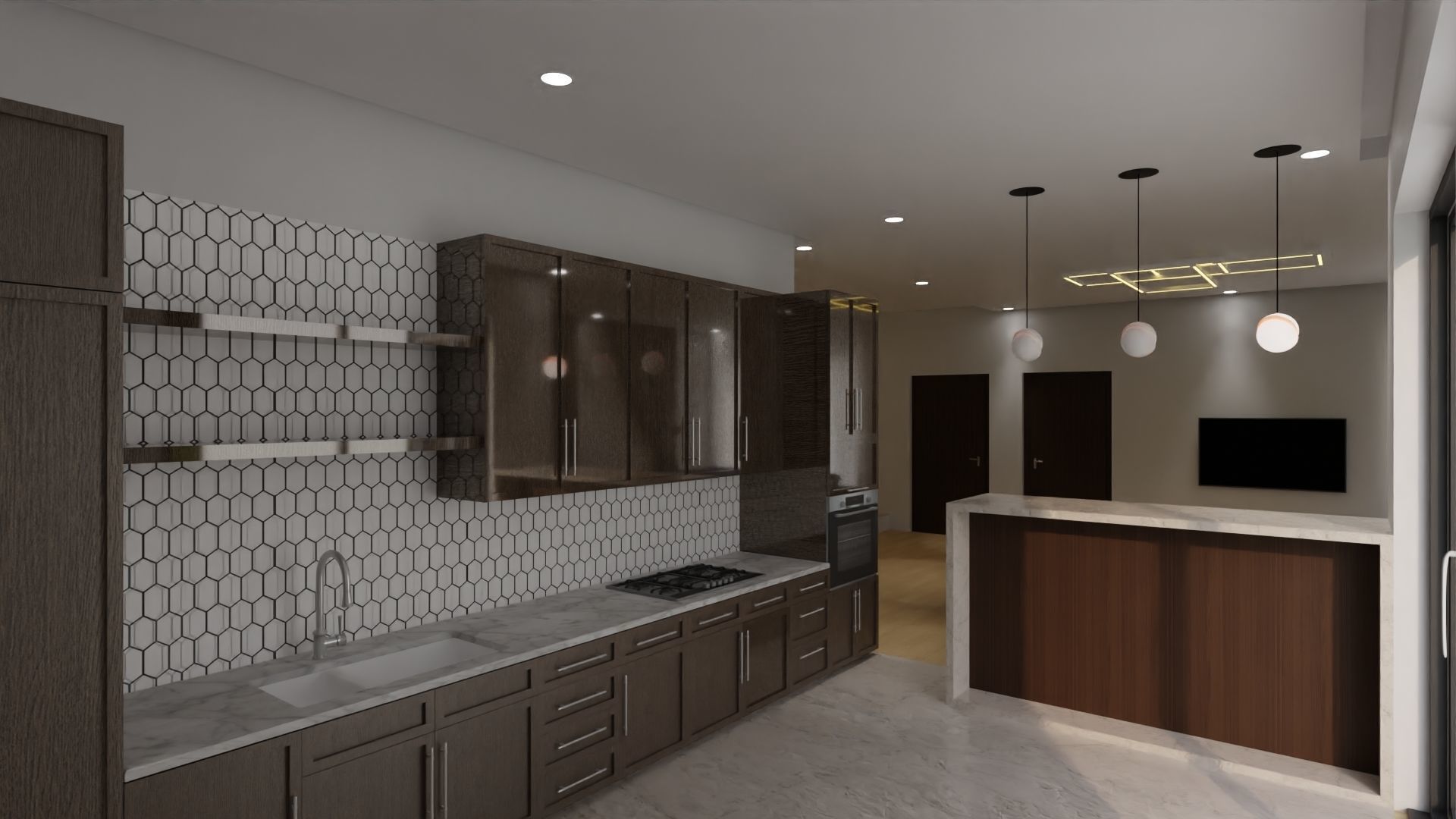 living room Free 3D model_2