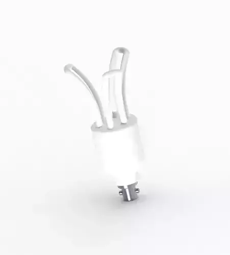 Innovative Flower CFL Bulb 3D print model