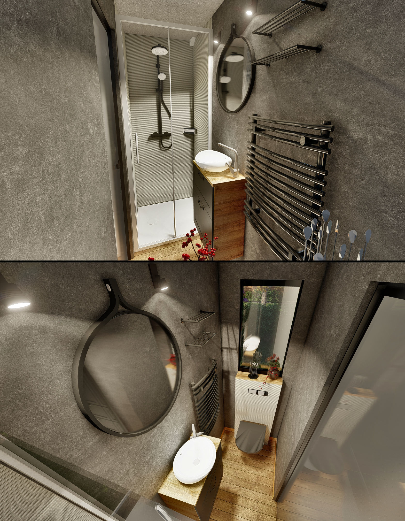 Tiny House TISA on  15m2 3D model_8