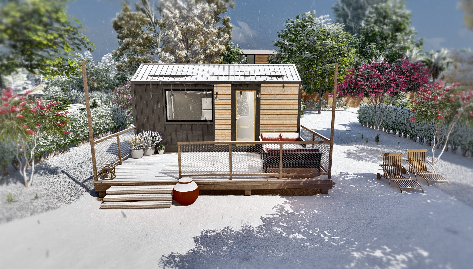 Tiny House TISA on  15m2 3D model_5