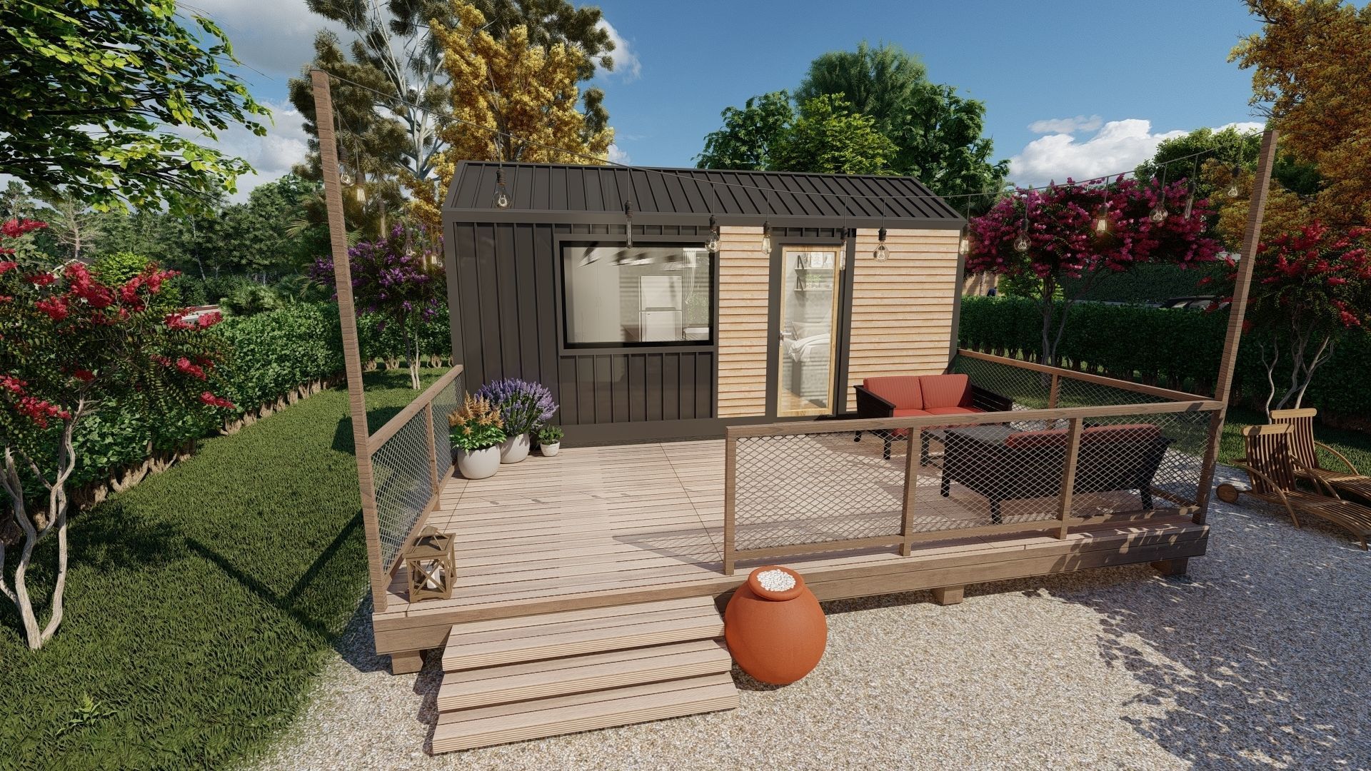 Tiny House TISA on  15m2 3D model_12