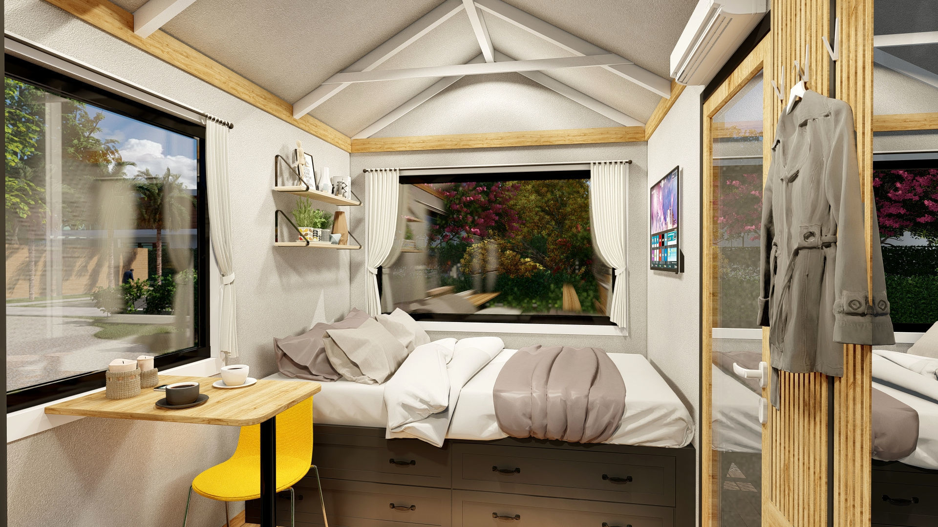 Tiny House TISA on  15m2 3D model_10