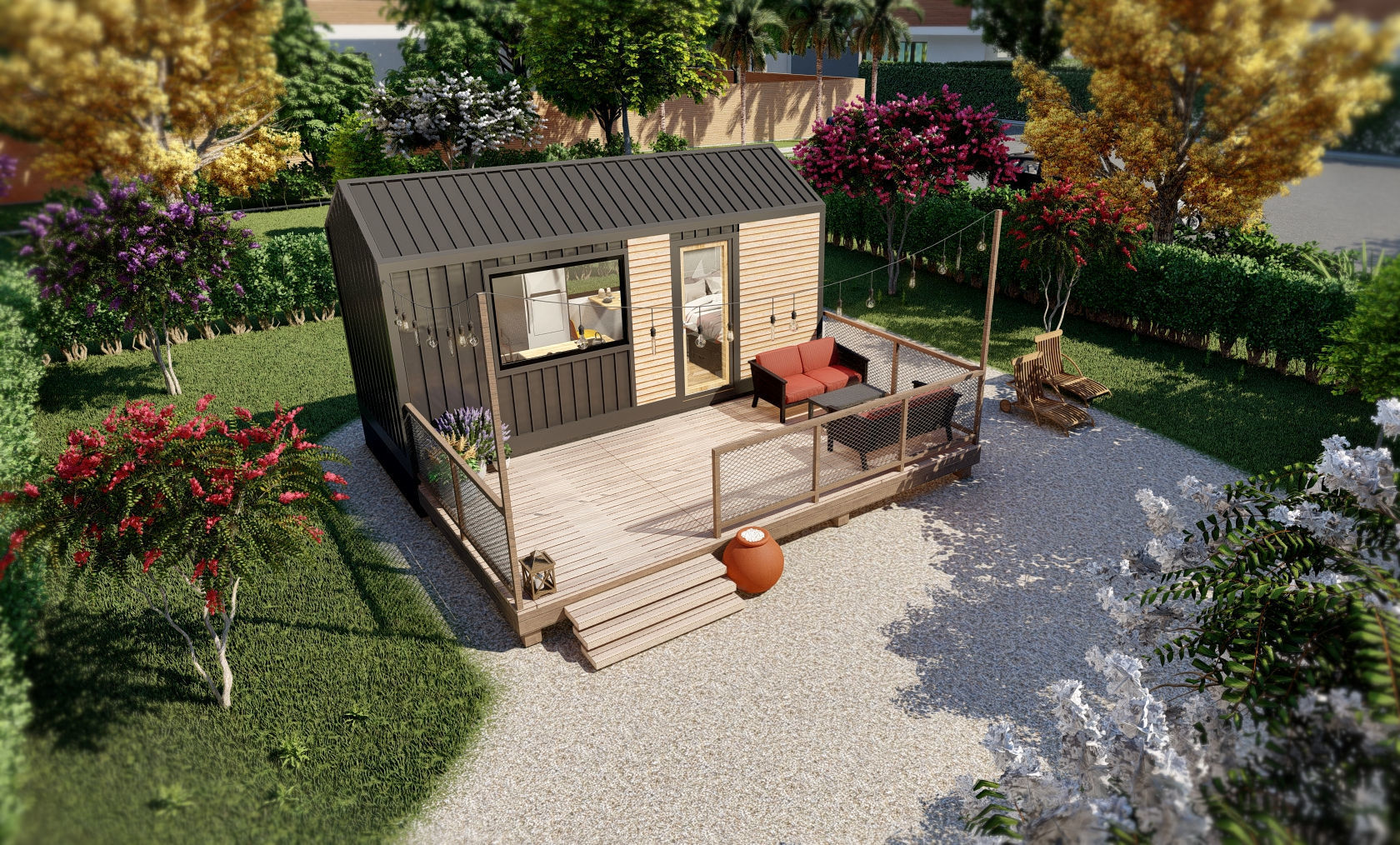 Tiny House TISA on  15m2 3D model_6