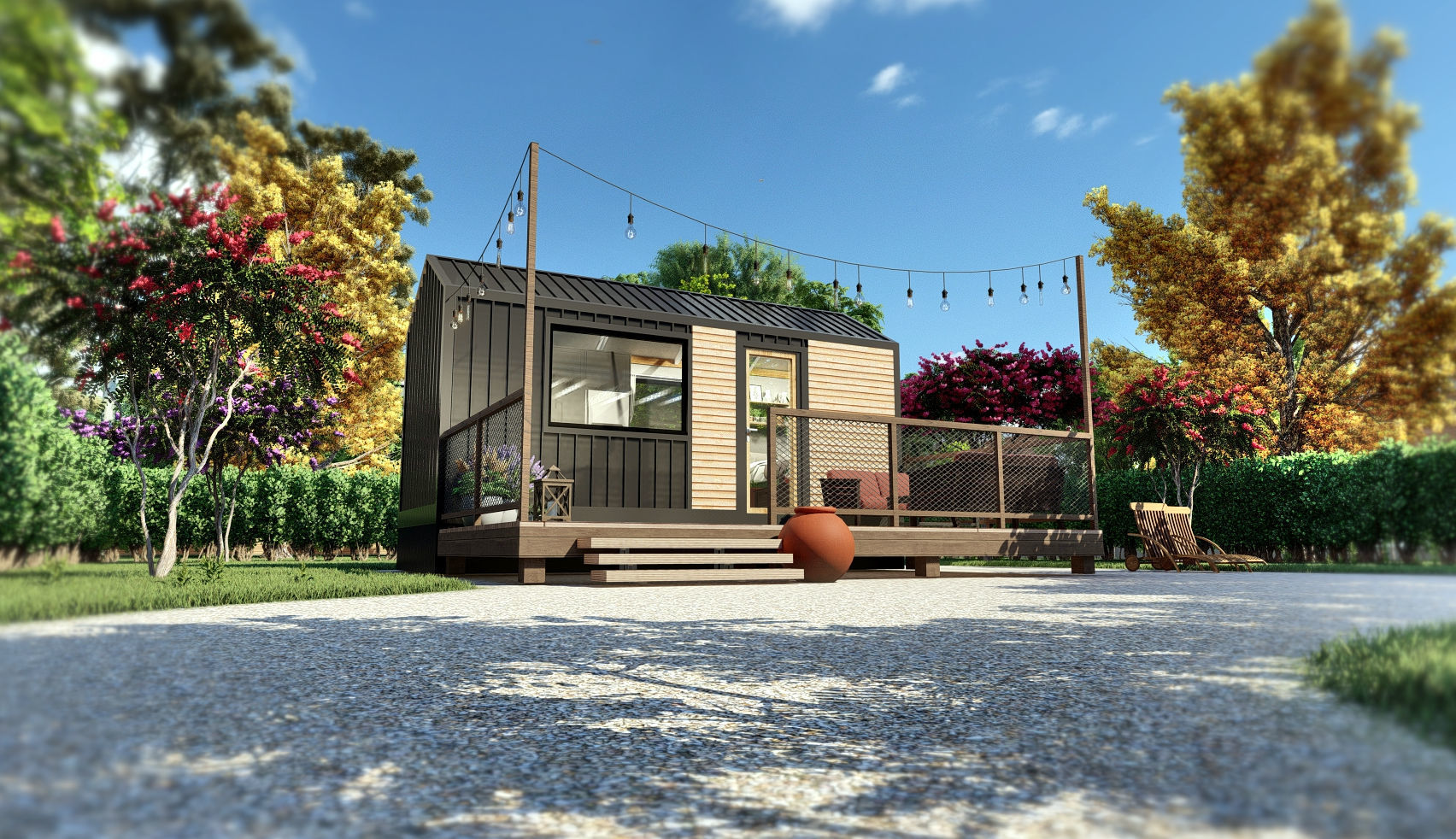 Tiny House TISA on  15m2 3D model_3