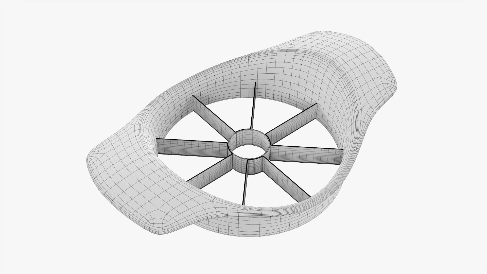 Manual fruit slicer 3D model_6