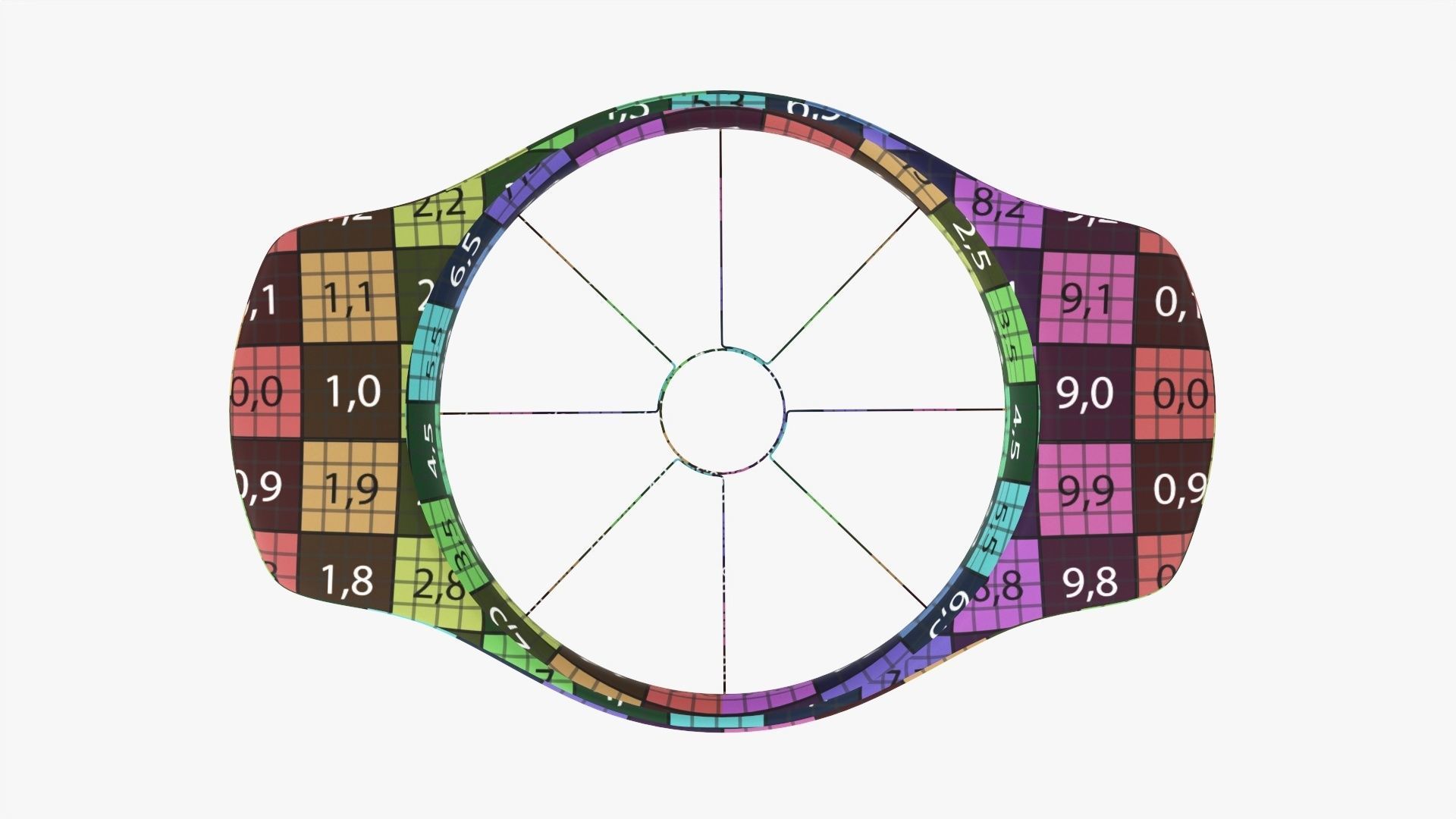 Manual fruit slicer 3D model_17