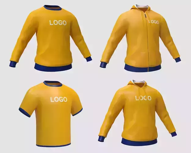 Hoodie Sweatshirt T-Shirt Cloth Mockup