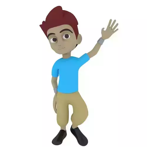 JonhyBoy cartoon character