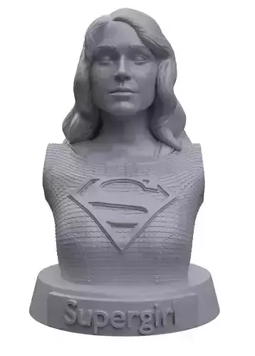 Supergirl Bust  3D print model