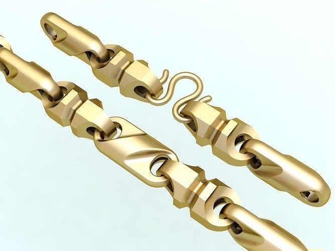 Mens necklaces - Chain necklaces 3D print model