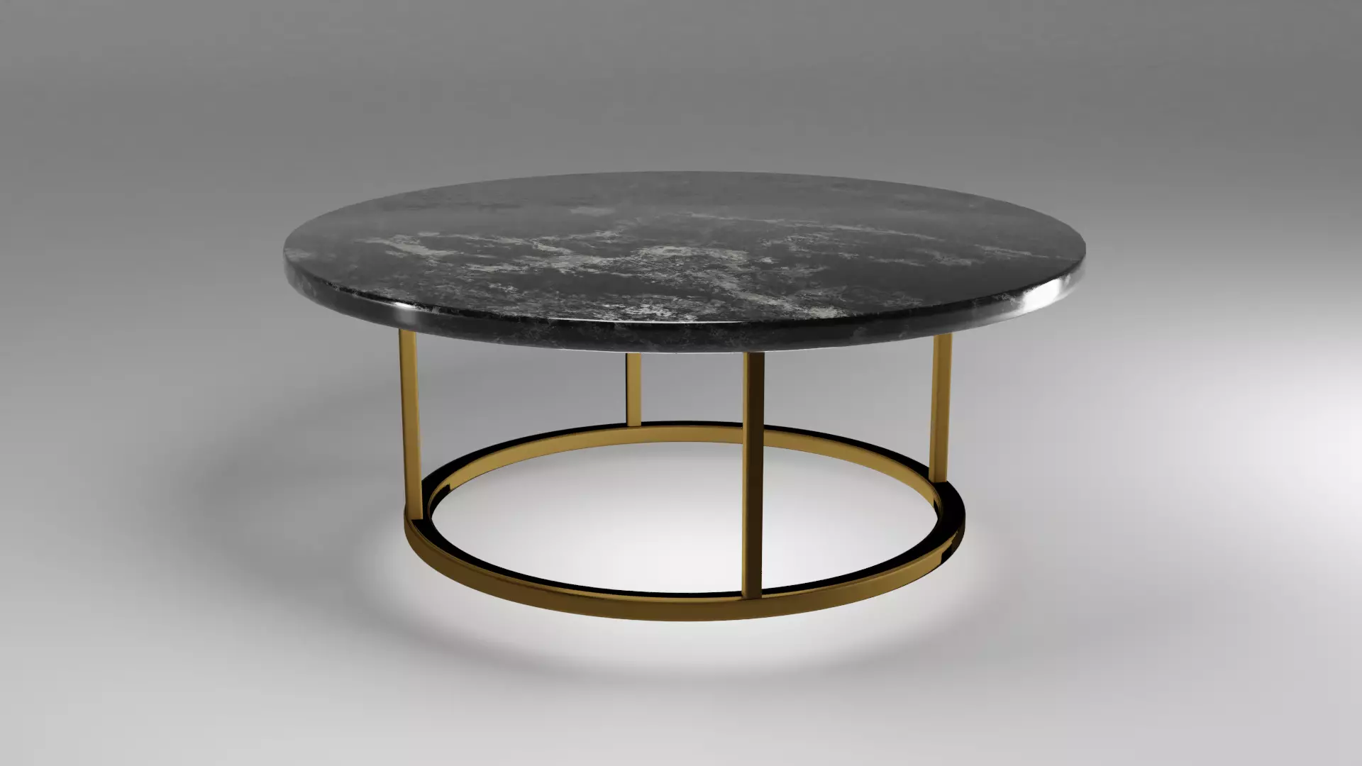Marble Table Free 3D model_0