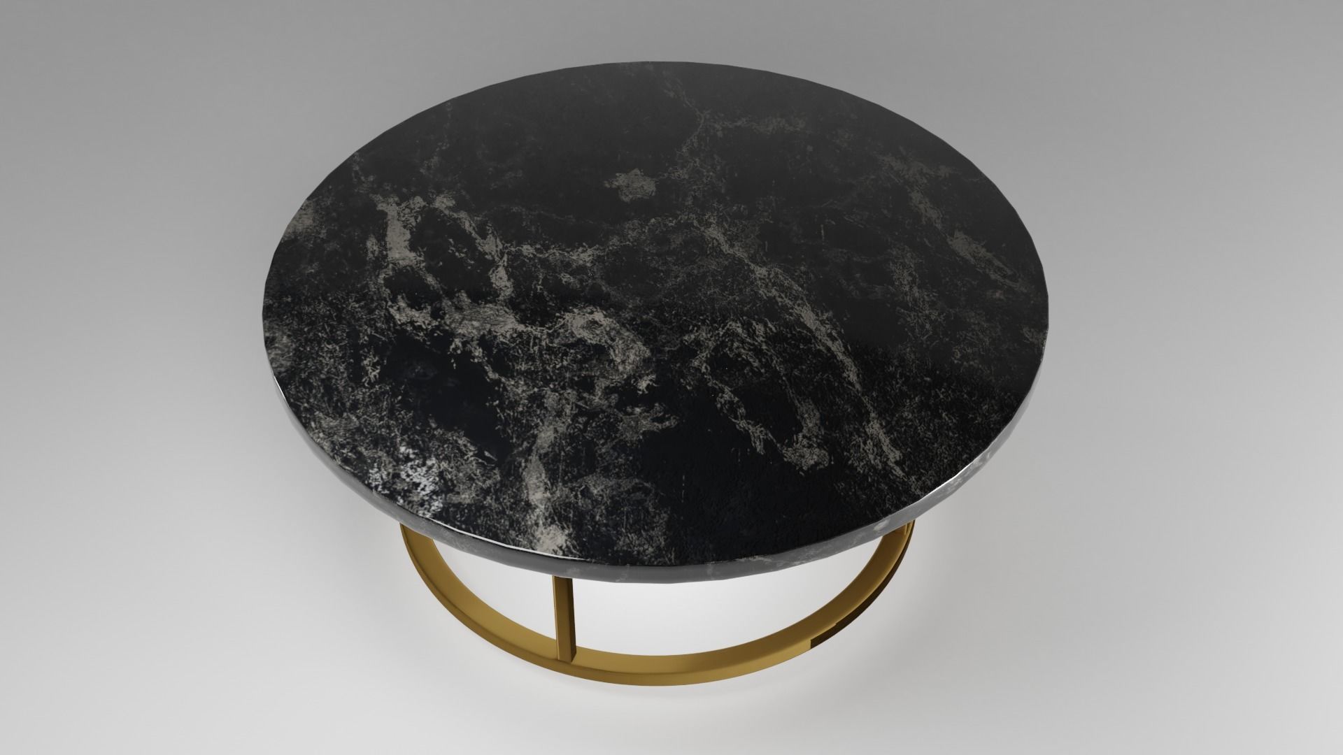 Marble Table Free 3D model_8