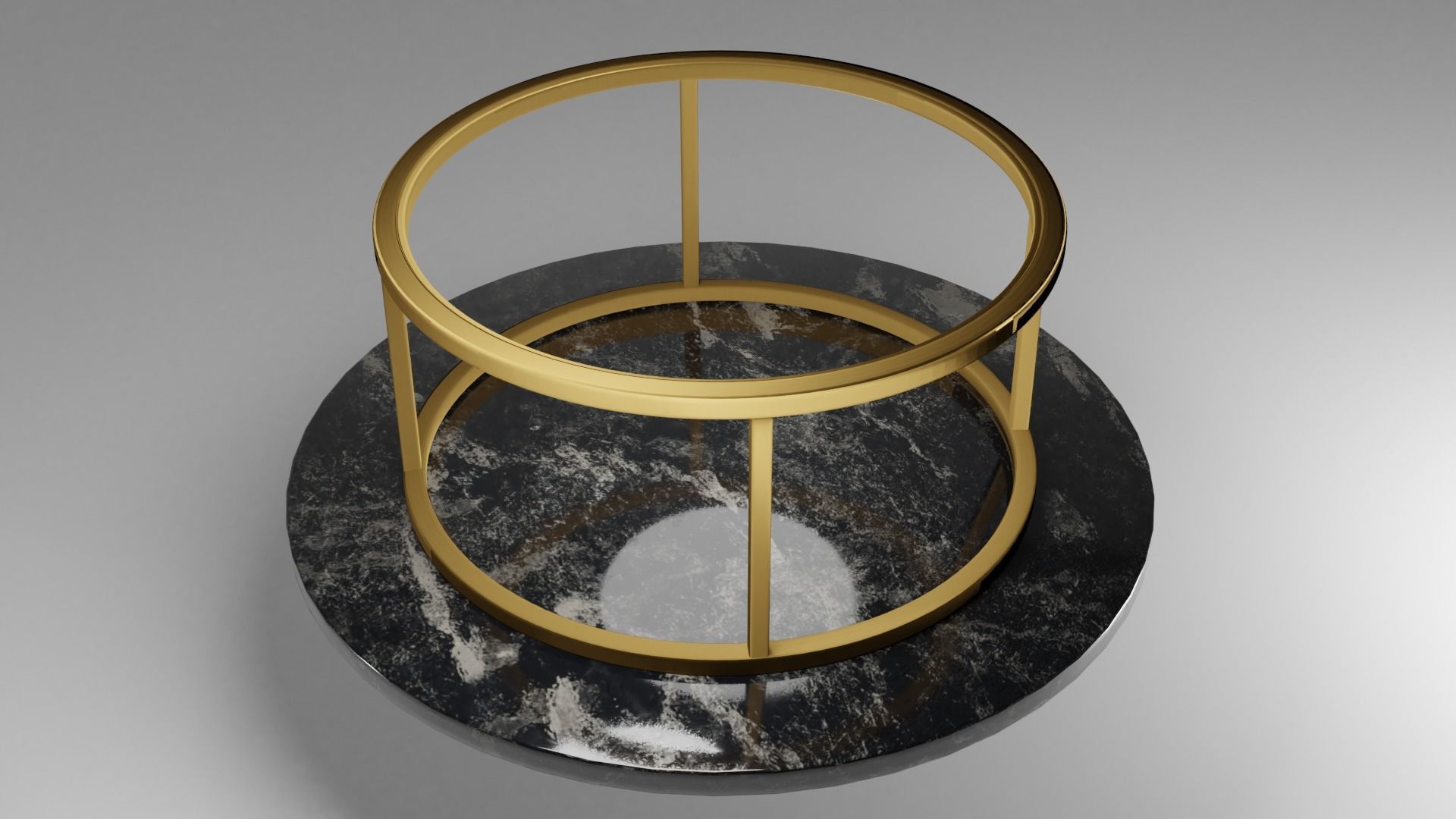 Marble Table Free 3D model_3