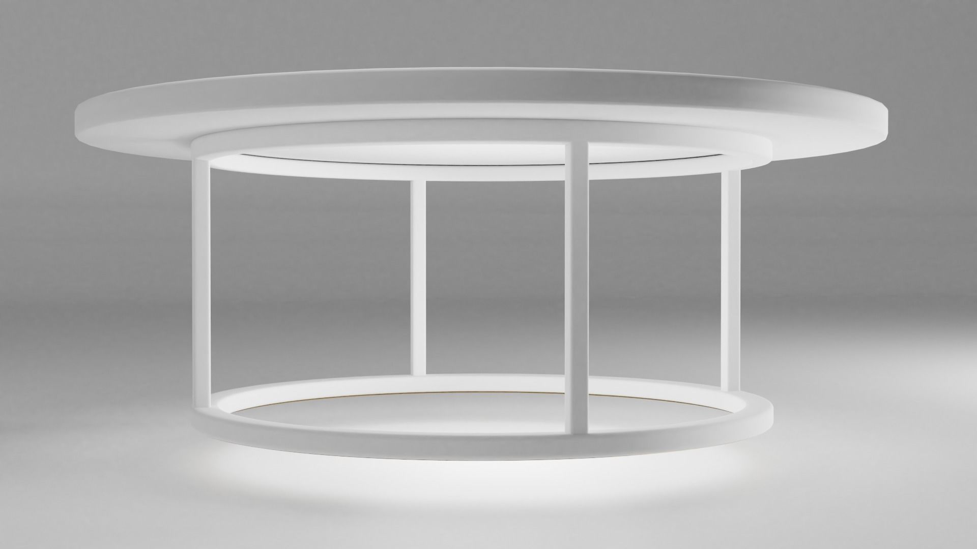 Marble Table Free 3D model_5