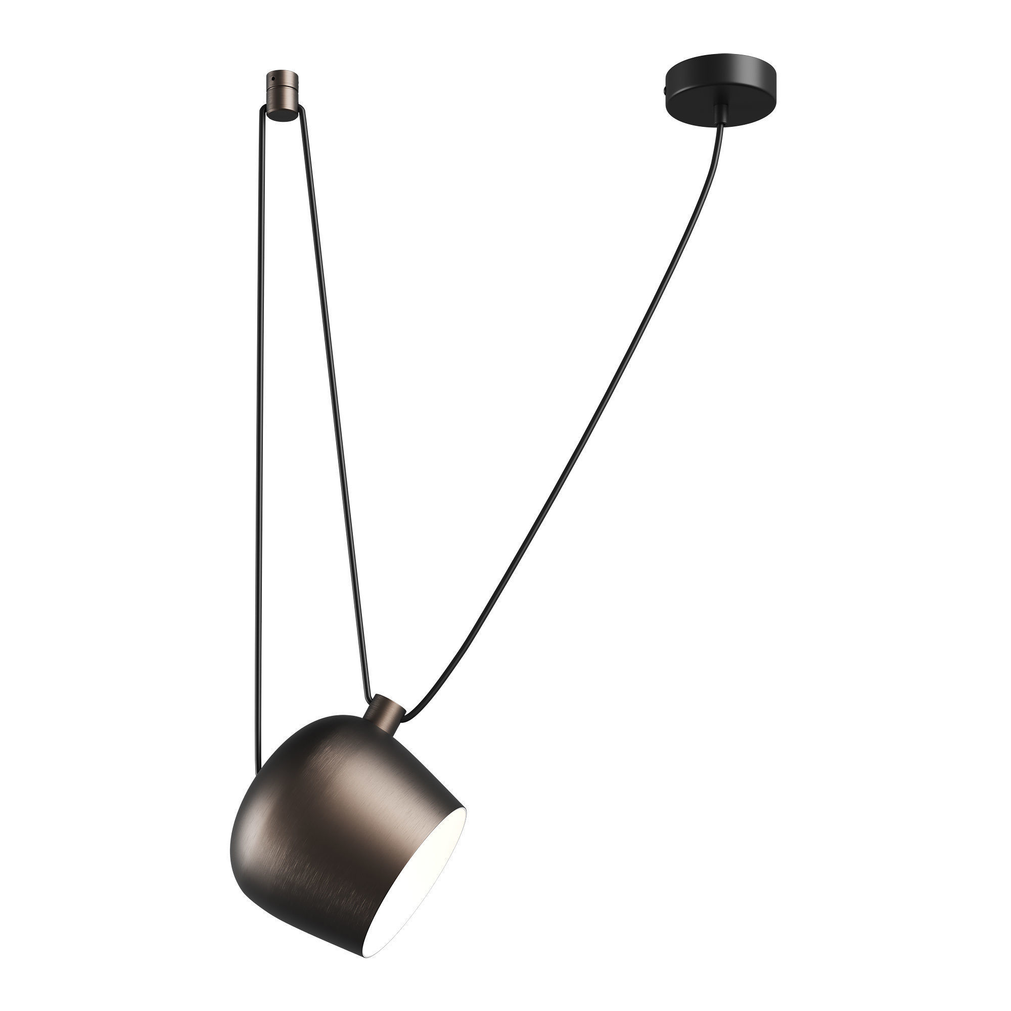 727113 Omega Lightstar chandelier hanging 3D model_1