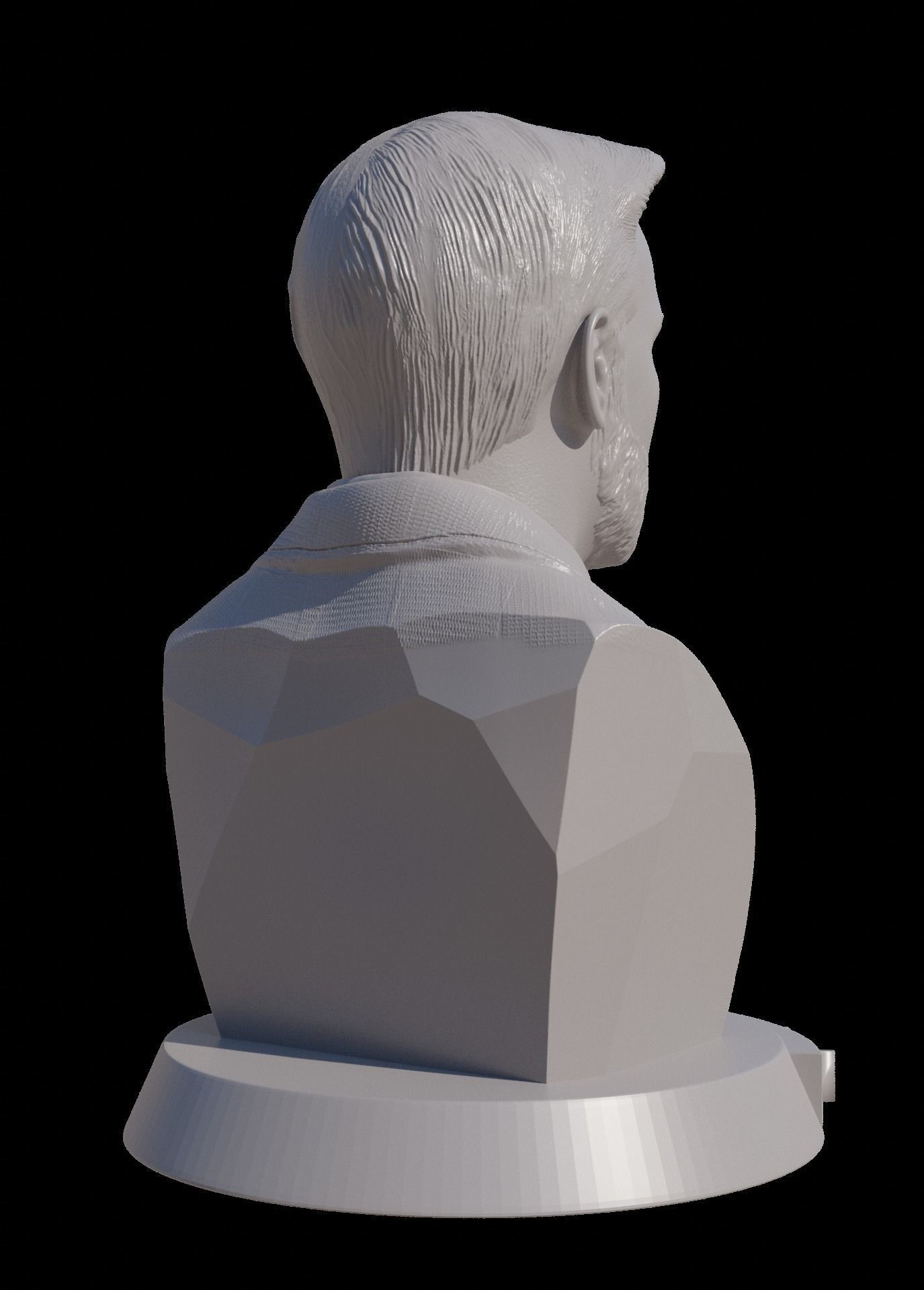 Lucifer Morningstar Bust 3D print model_2