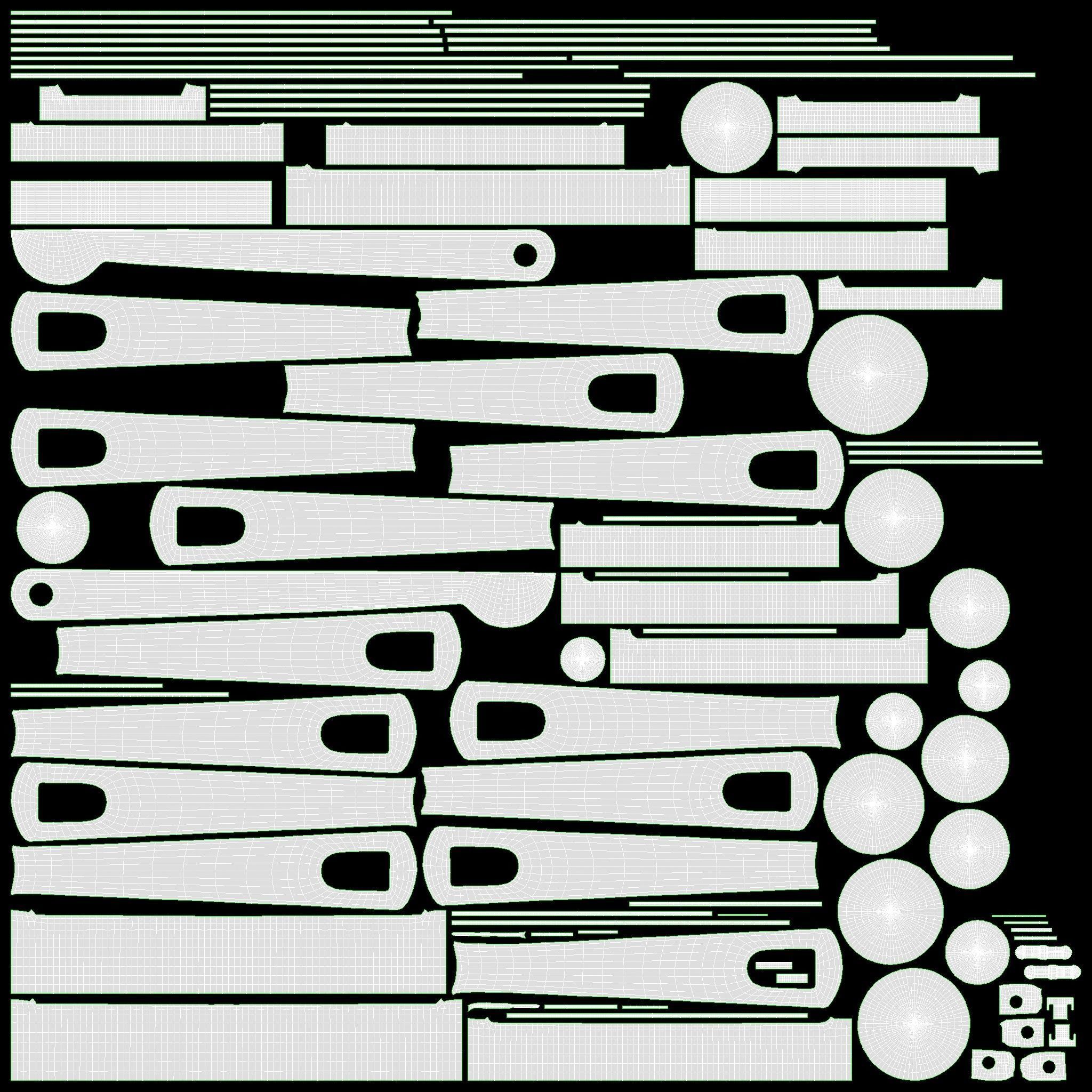 Measuring spoons set of 8 3D model_14