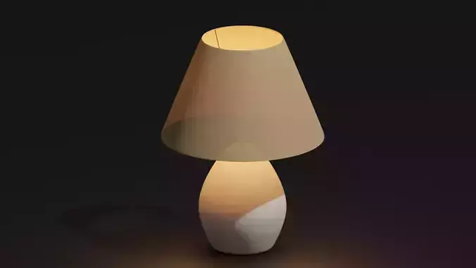 Lamp style 1 Low-poly 3D model