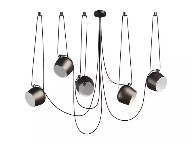 727153 Omega Lightstar chandelier hanging