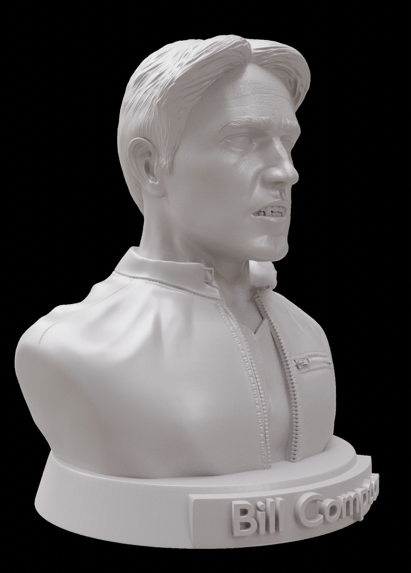 Bill Compton True Blood Bust 3D print model_1