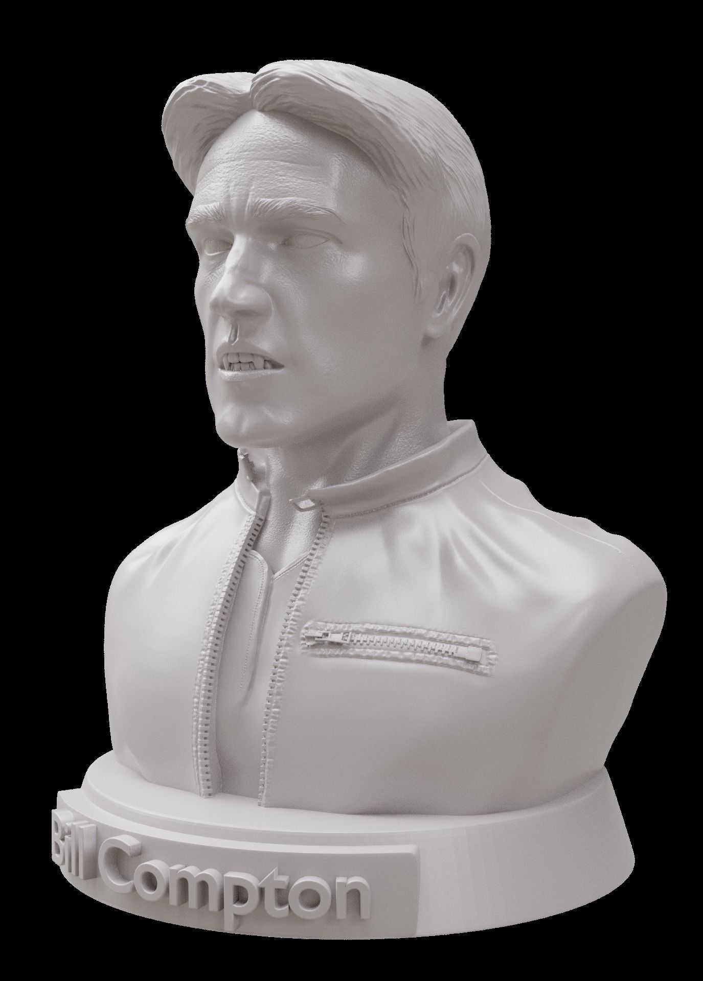 Bill Compton True Blood Bust 3D print model_5