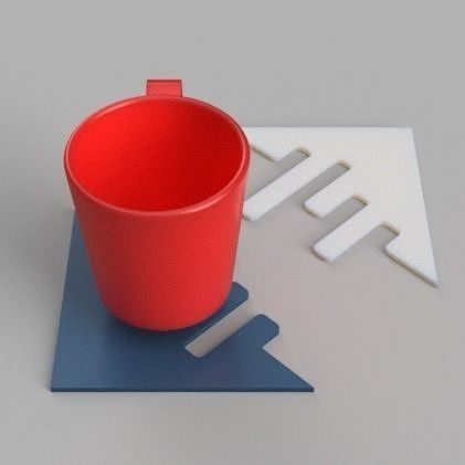 Coasters With Stain 3D print model
