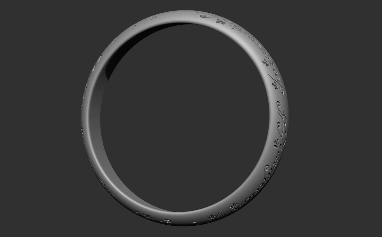 The ring of omnipotence The Lord of the rings Free 3D print model_4
