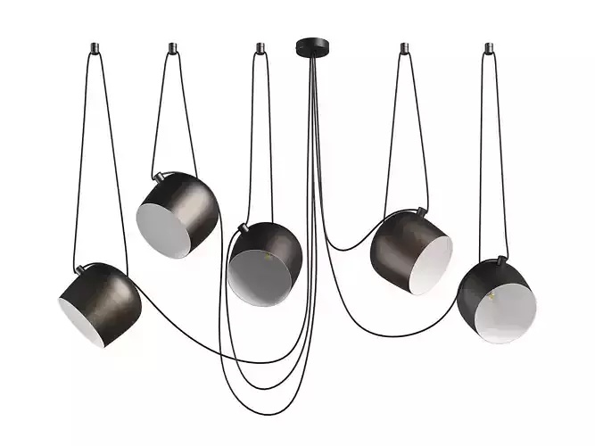 727253 Omega Lightstar chandelier hanging