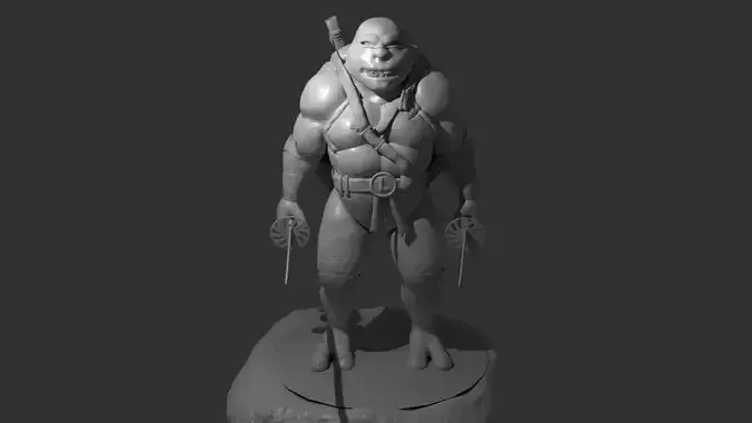 Teenage Mutant Ninja Turtles Blender Sculpting
