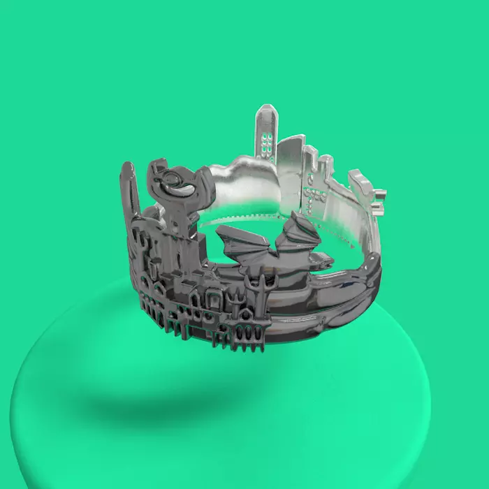 Lord of the rings ring 3D print model