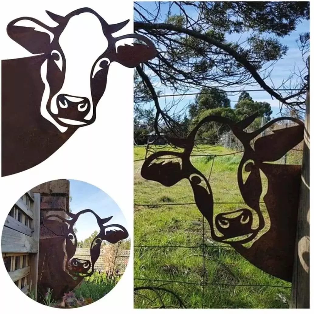 Wonderful Artificial Cow Home and Garden Outdoor Lawn Decor 3D model