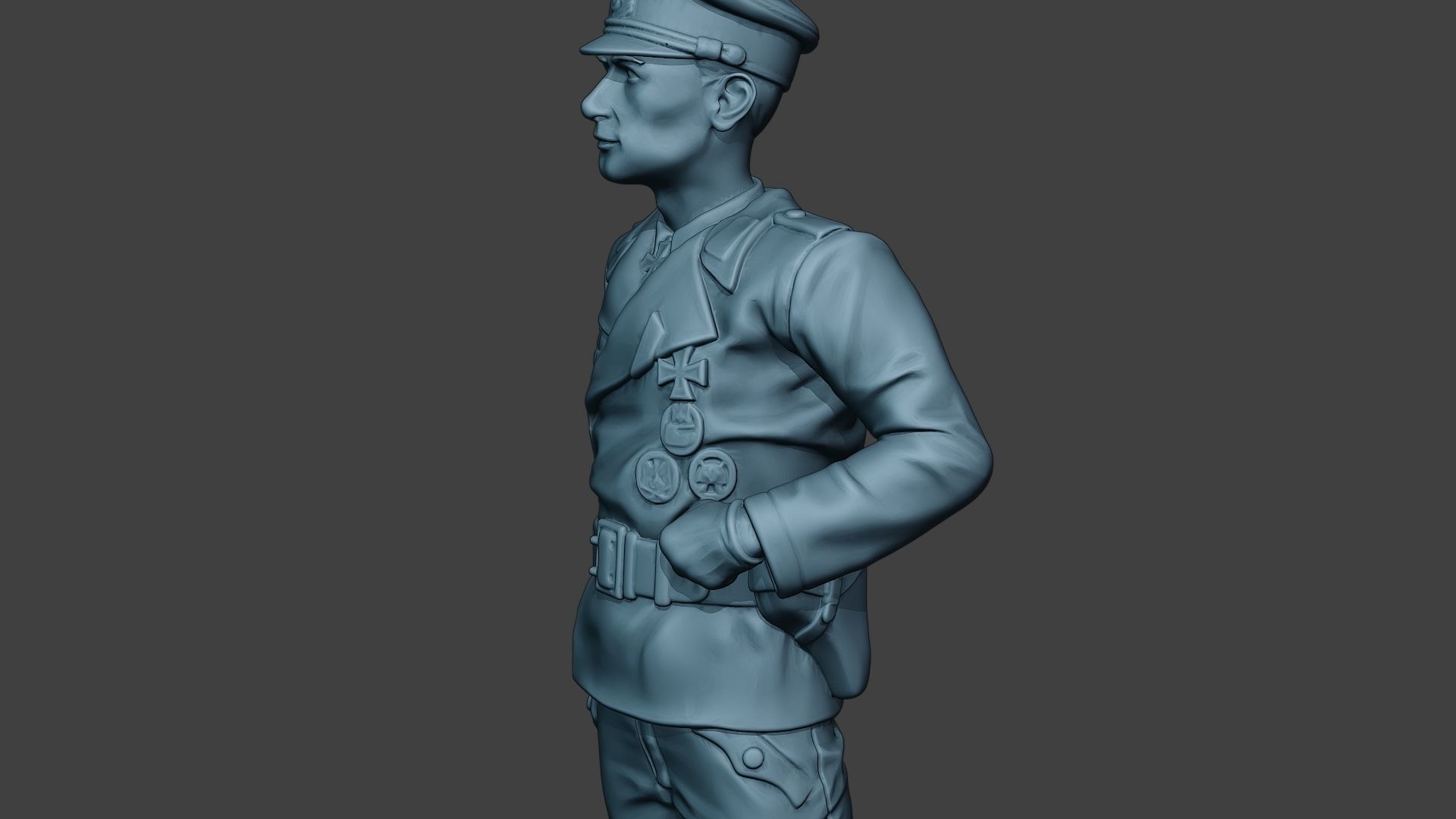 German Tank Crew unit ww2 Stand2 GTC1 3D print model_18