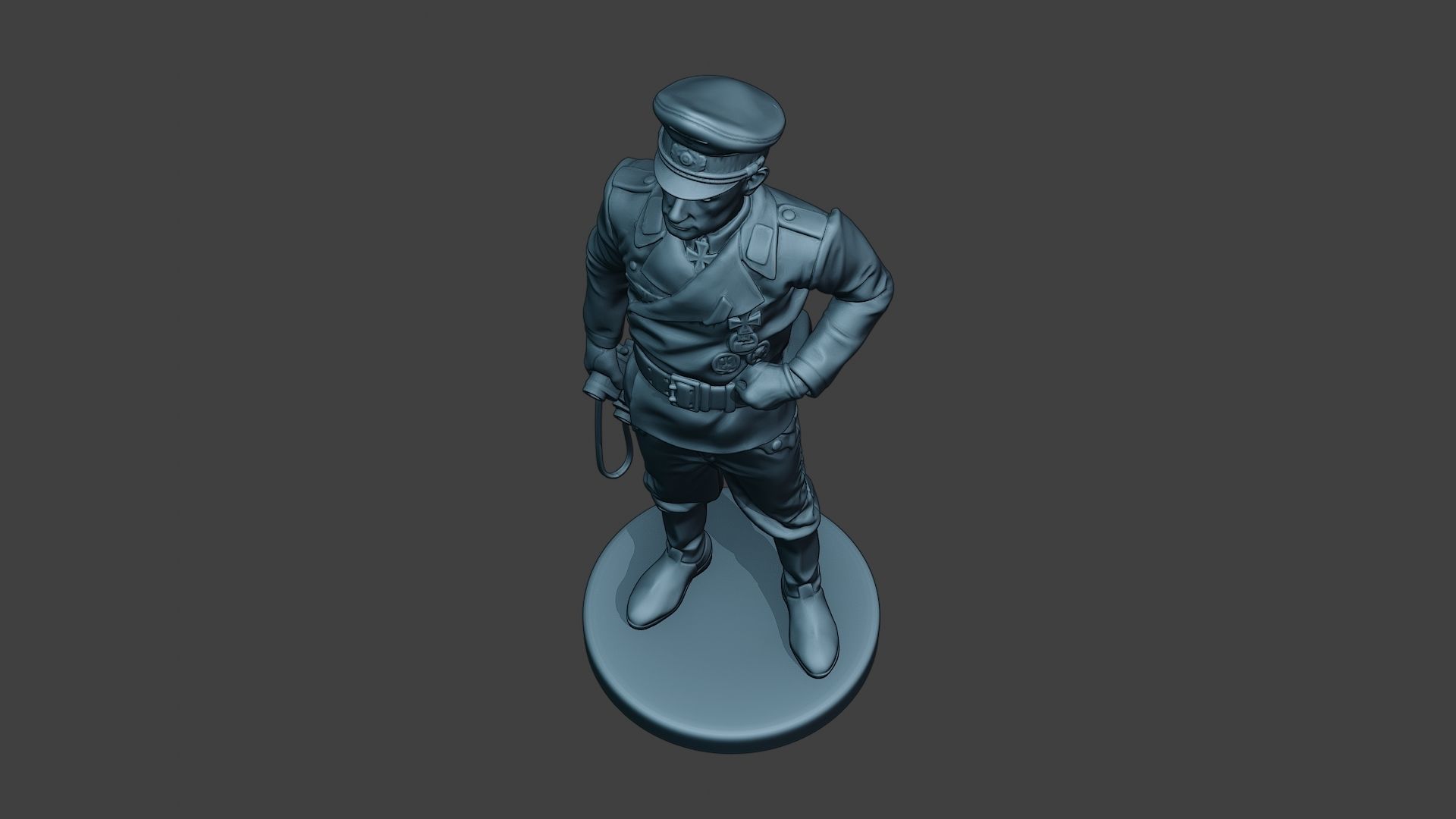 German Tank Crew unit ww2 Stand2 GTC1 3D print model_14