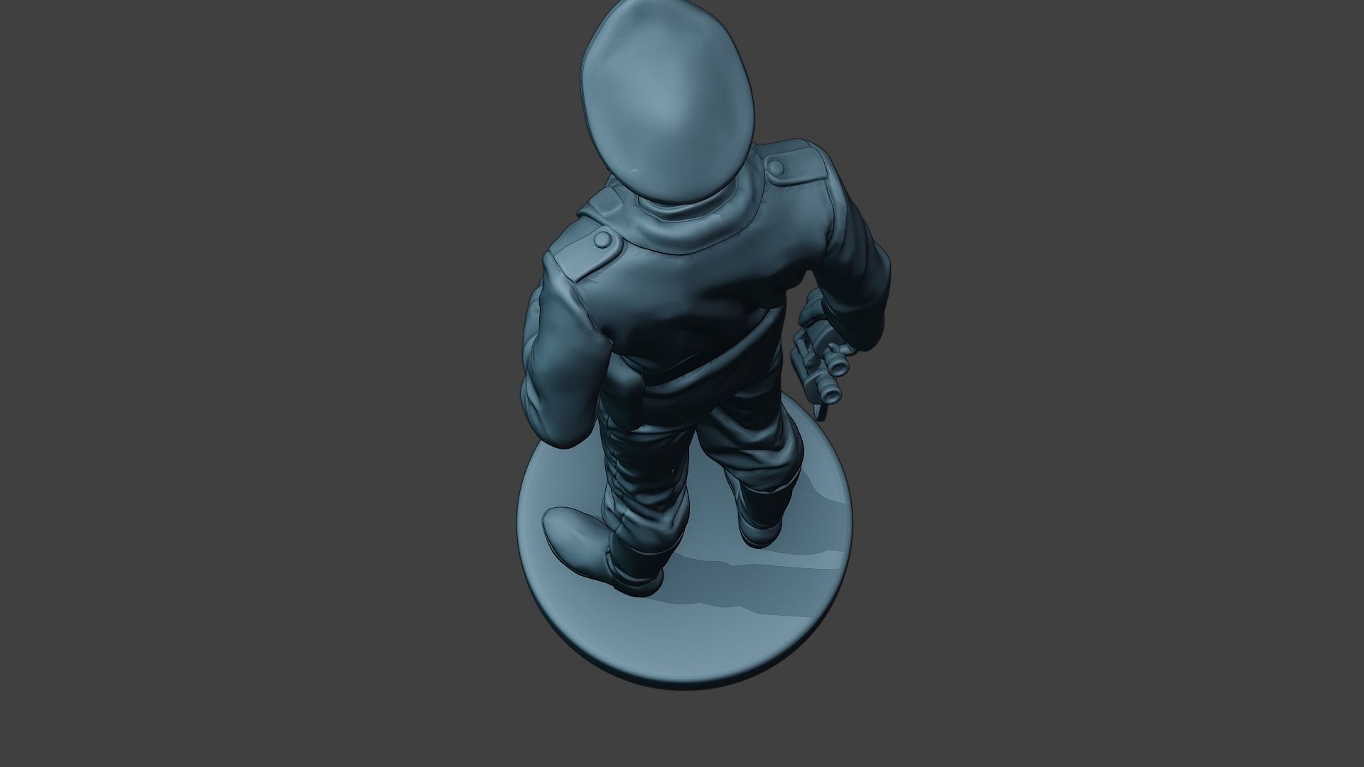 German Tank Crew unit ww2 Stand2 GTC1 3D print model_16