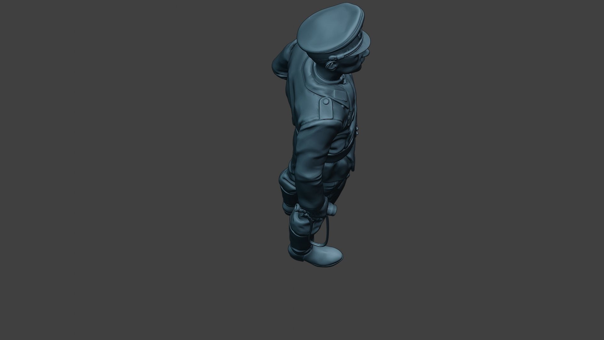 German Tank Crew unit ww2 Stand2 GTC1 3D print model_23