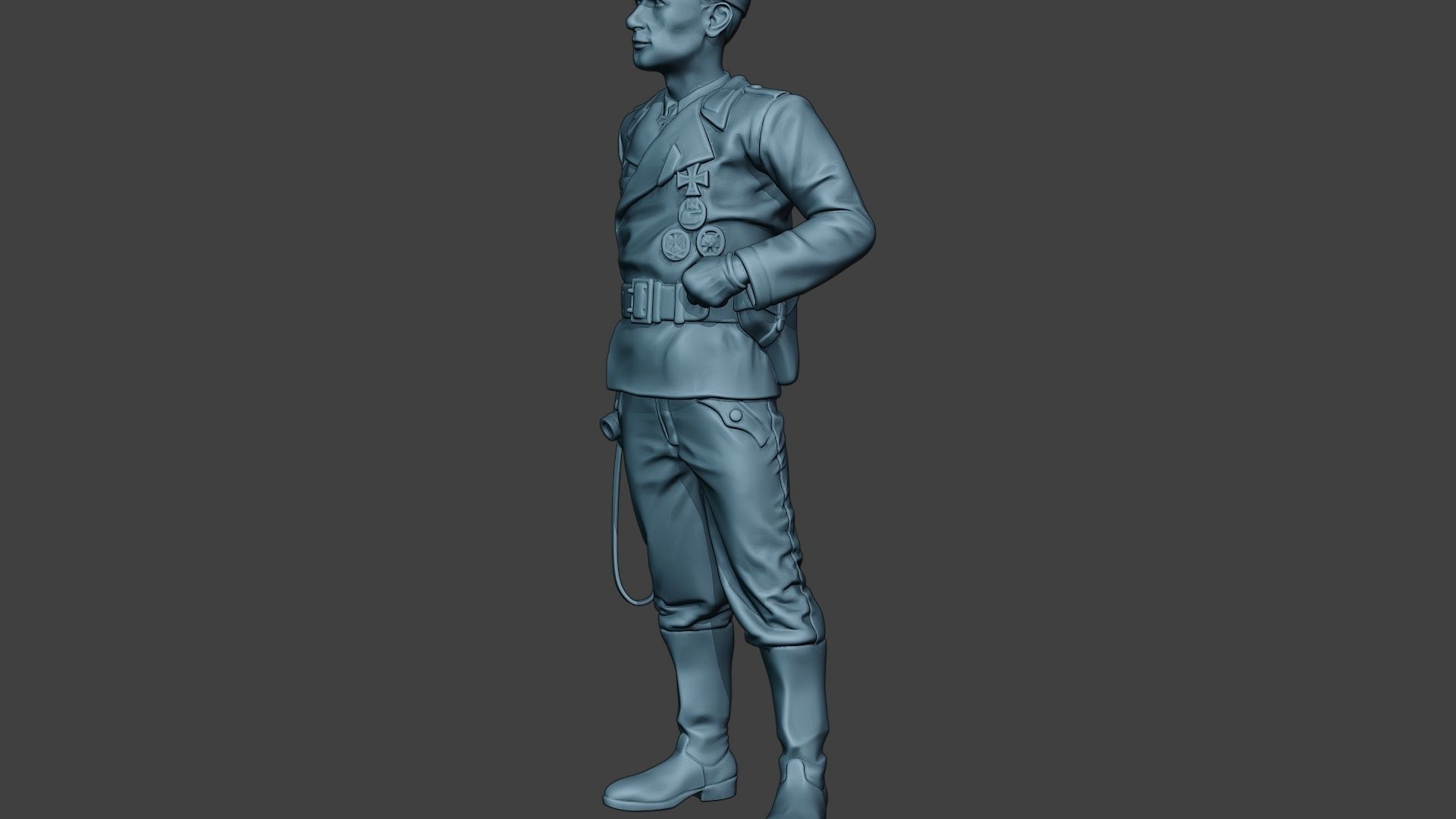 German Tank Crew unit ww2 Stand2 GTC1 3D print model_27