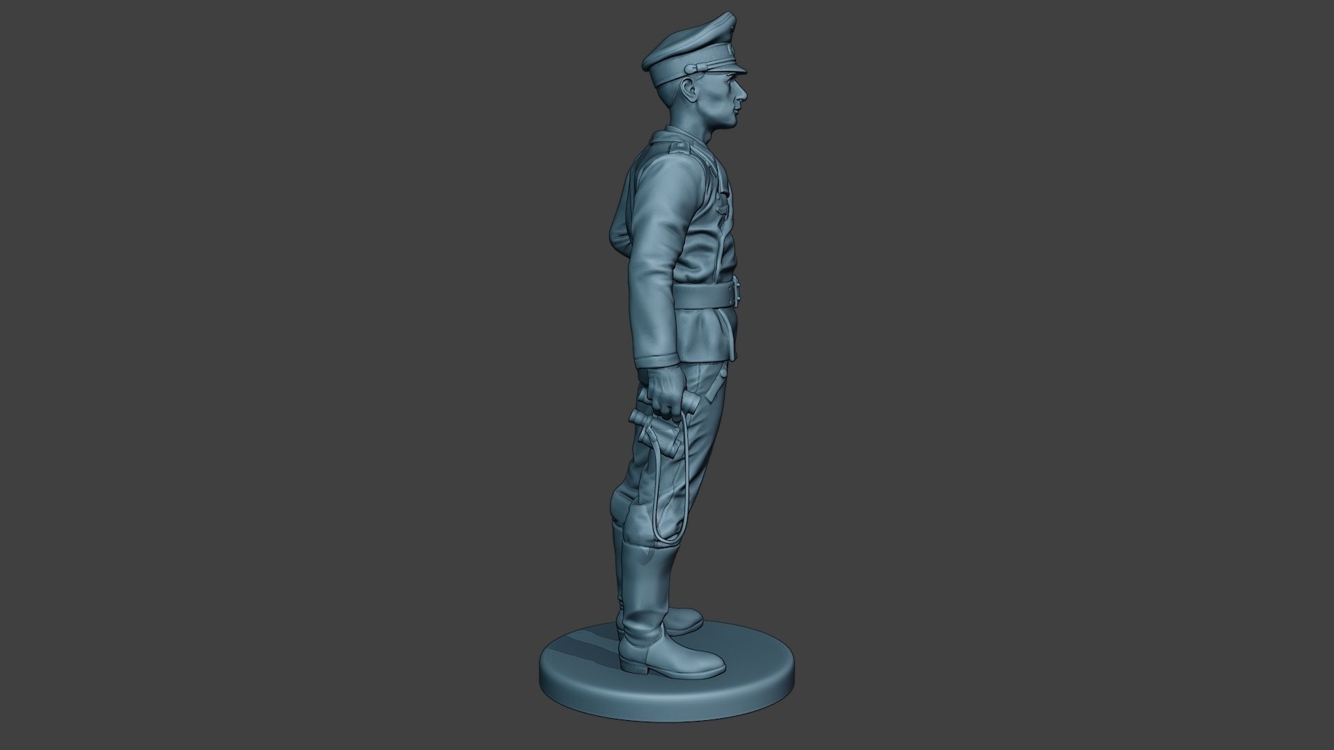 German Tank Crew unit ww2 Stand2 GTC1 3D print model_8