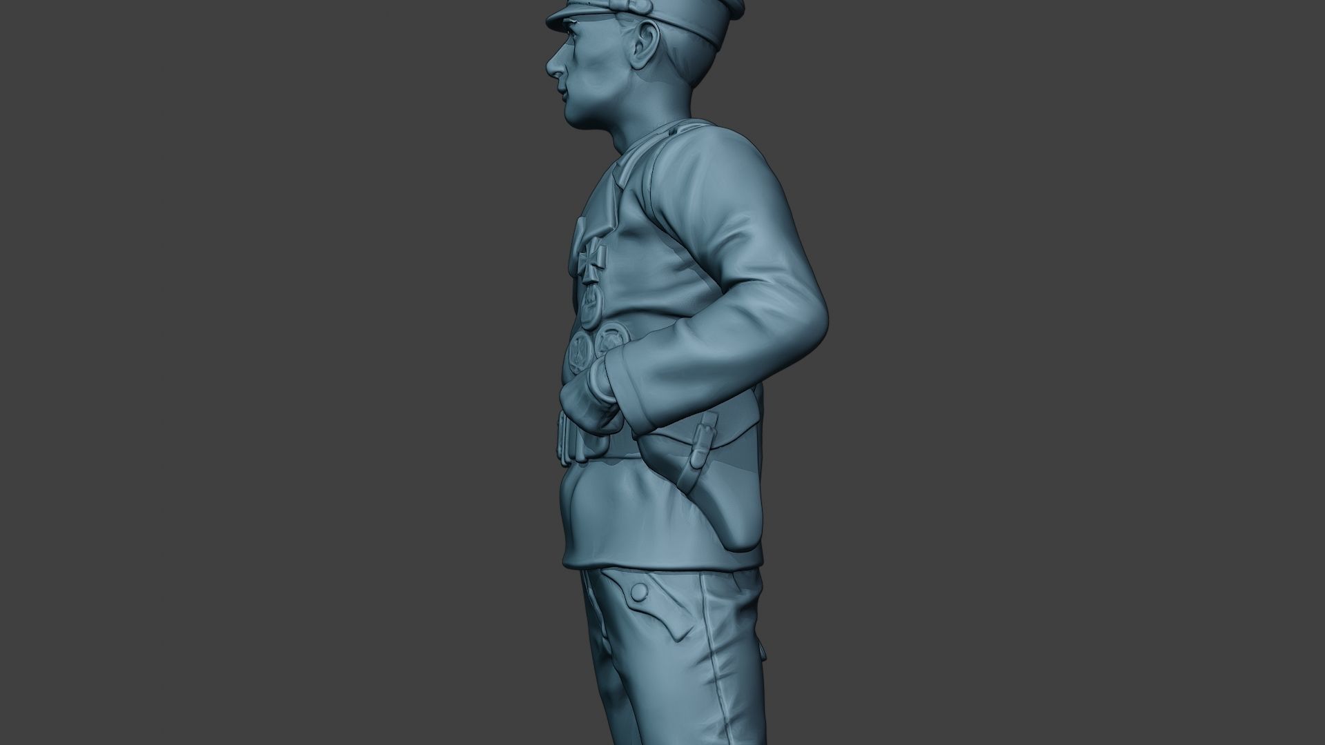 German Tank Crew unit ww2 Stand2 GTC1 3D print model_17