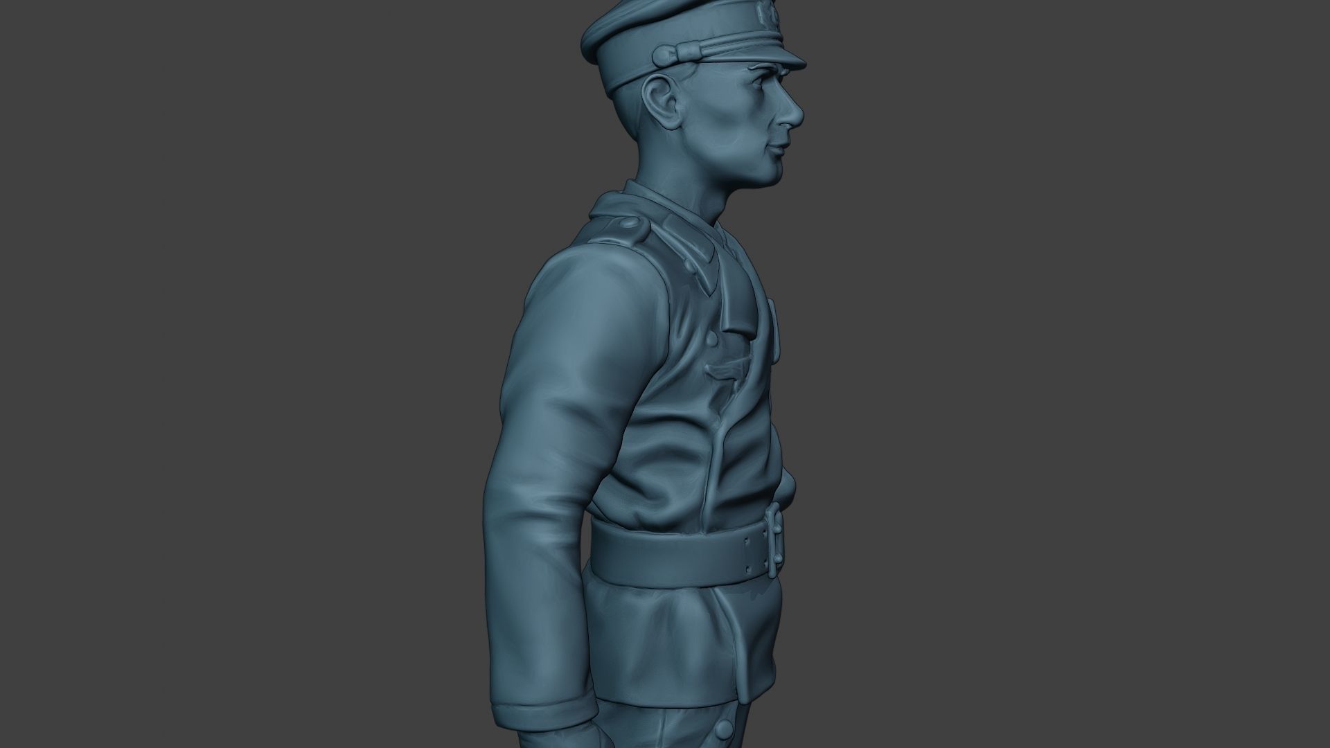 German Tank Crew unit ww2 Stand2 GTC1 3D print model_20
