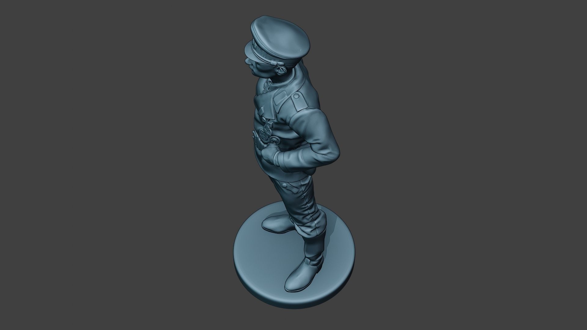 German Tank Crew unit ww2 Stand2 GTC1 3D print model_15