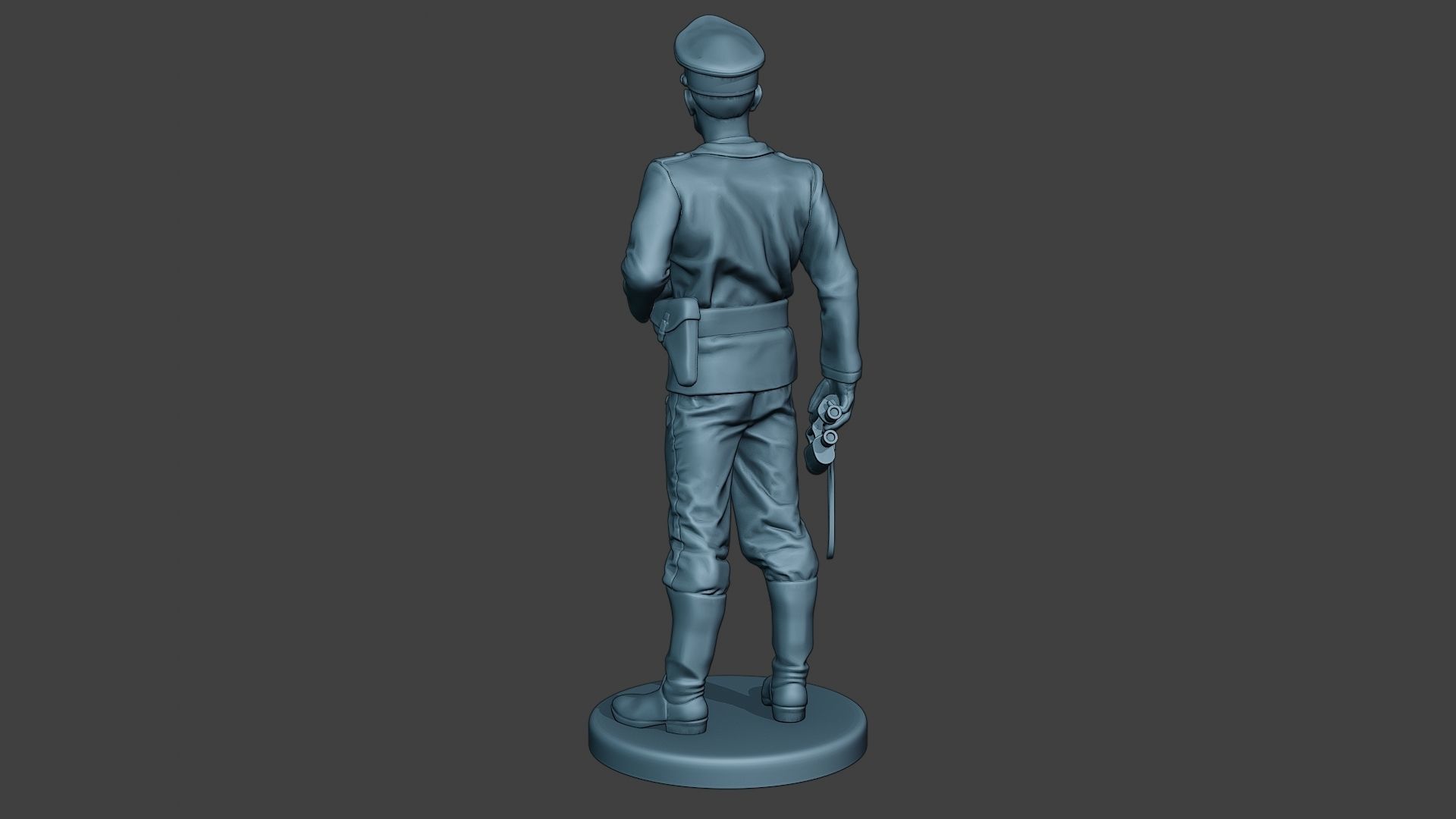 German Tank Crew unit ww2 Stand2 GTC1 3D print model_5