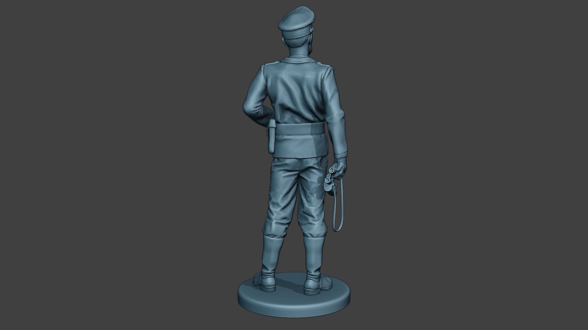 German Tank Crew unit ww2 Stand2 GTC1 3D print model_6