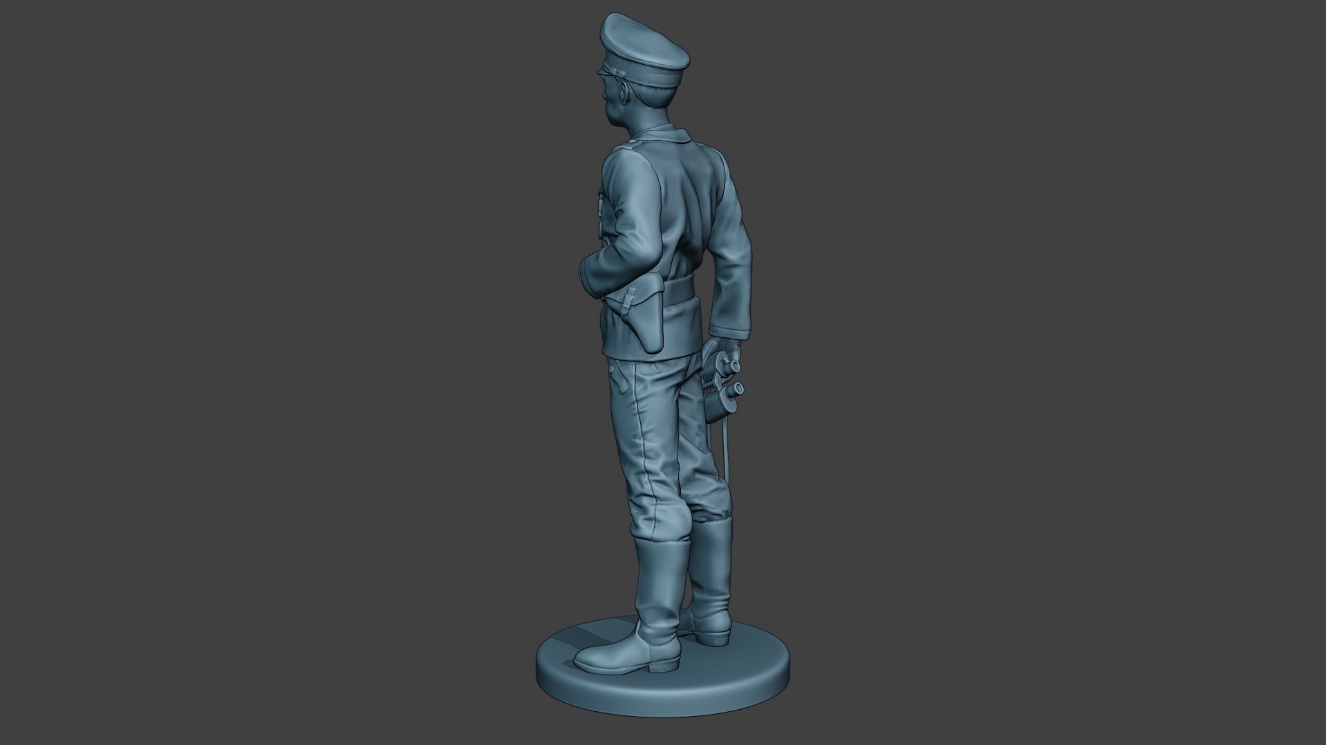 German Tank Crew unit ww2 Stand2 GTC1 3D print model_4