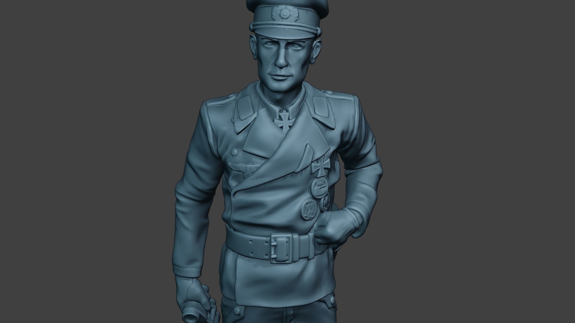 German Tank Crew unit ww2 Stand2 GTC1 3D print model_19