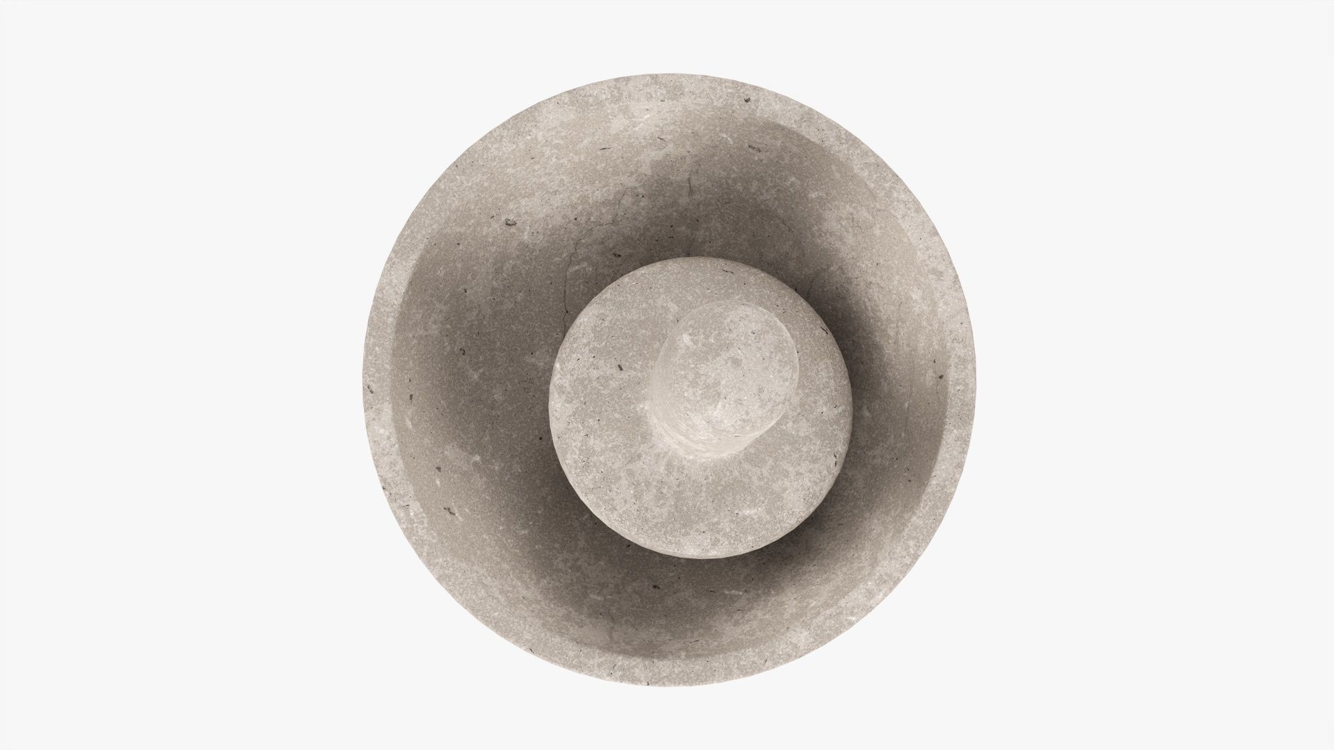 Mortar and pestle 3D model_4